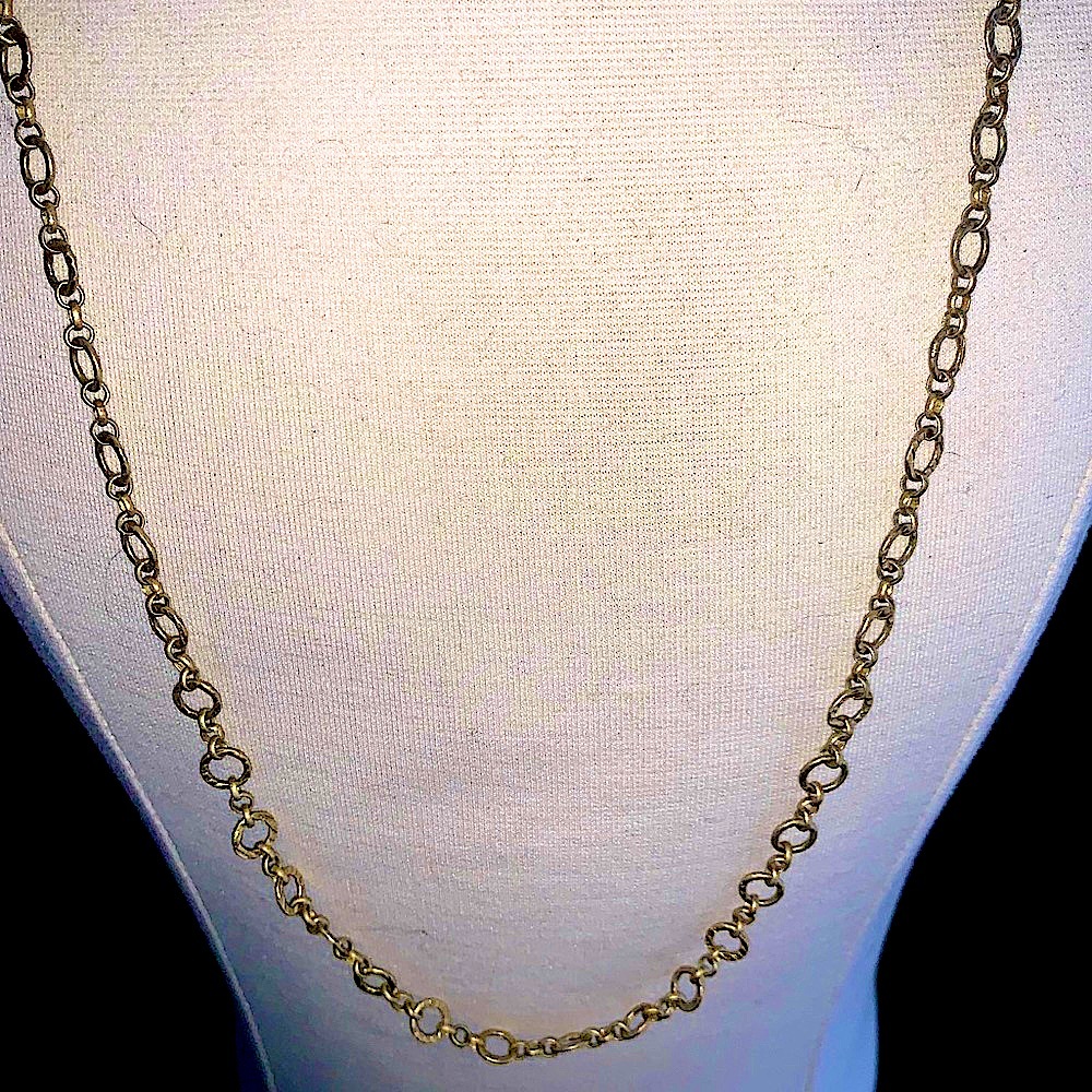 Hammered Gold Plated Layering Boho Necklace